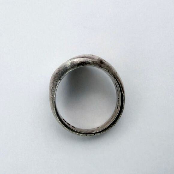 Vintage Post-1979 Mexican Sterling Silver Modernist Bypass Ring - Picture 2 of 8